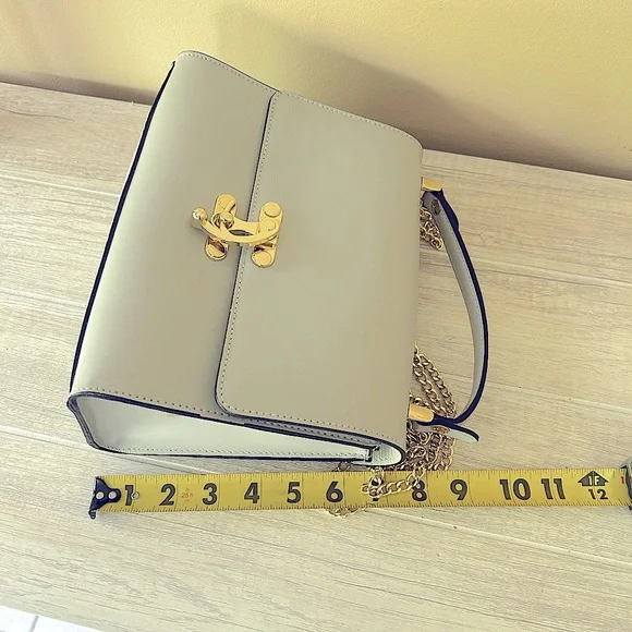 Designer RON WHITE top handle Shoulder Bag - Picture 13 of 14